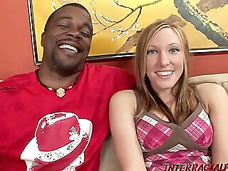 Shy Teenager 18+ Emily Tackles The Monster Mannaconda - Interracial