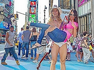 Amateur porn vacation in New York: Day 1 - Morning sex at hotel and shopping
