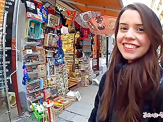 Cute Petite Girl Rides Big Cock! Budapest Sex Vlog