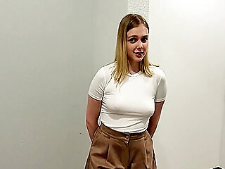 My New Upstairs Neighbor Turned Out To Be A Whore And Spread Her Legs In The Hallway - Public Sex